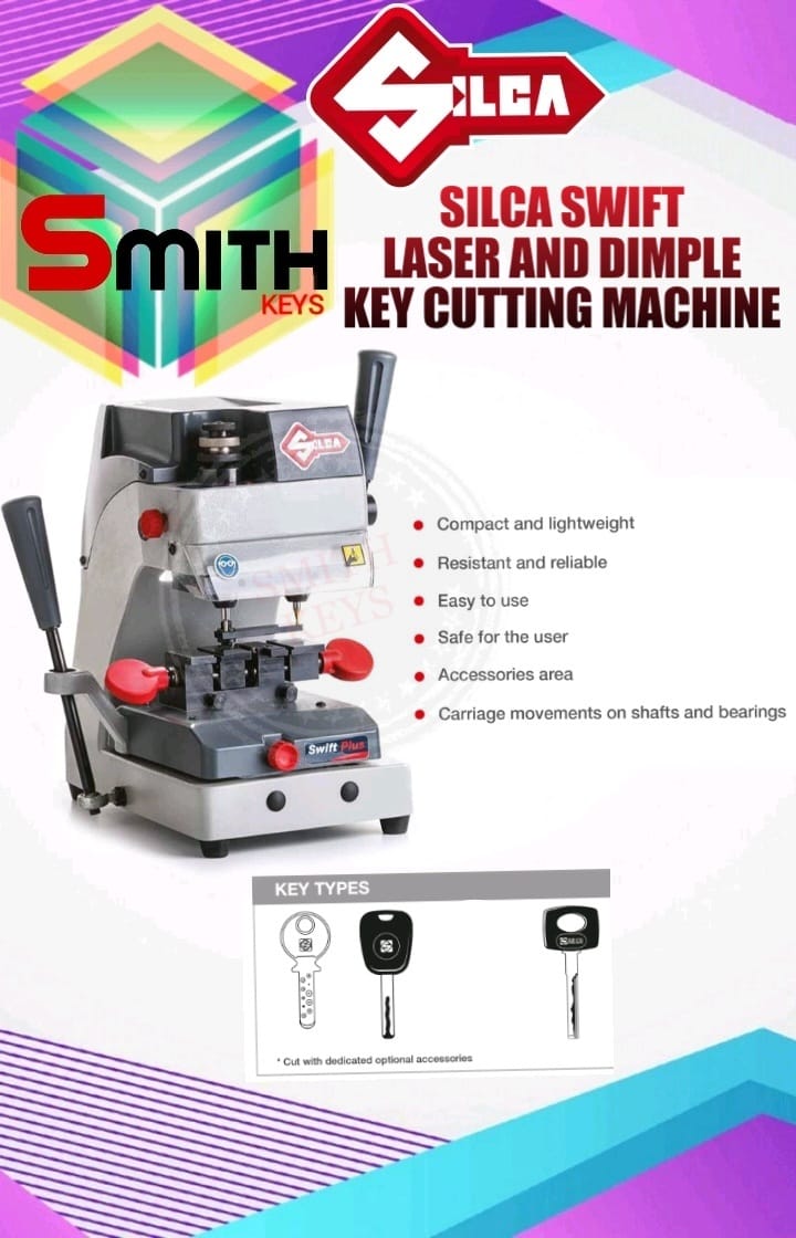  DIMPLE AND LASER KEY CUTTING MACHINE